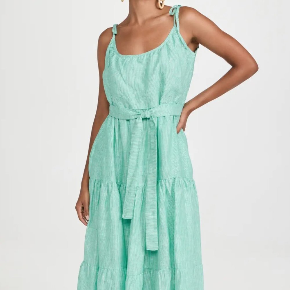 Elegant Green Maxi Dress